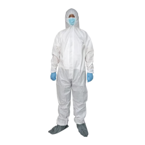 A front view of the suit